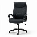 Chaise de bureau ergonomique en tissu gris avec accoudoirs réglables 45 x 60 x 100cm